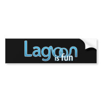 Lagoon Is Fun Logo Bumper Stickers
