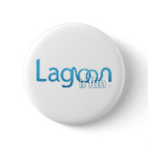 Lagoon Is Fun Logo Pinback Buttons