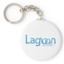 Lagoon Is Fun Logo Key Chains