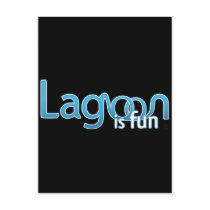 Lagoon Is Fun Logo Postcards