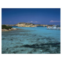 Lagoon, Mediterranean Island of Sardinia Full Color Flyer