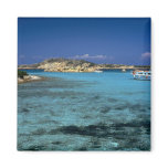 Lagoon, Mediterranean Island of Sardinia magnets