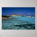 Lagoon, Mediterranean Island of Sardinia Poster