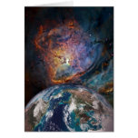 Lagoon Nebula and Earth 2 cards