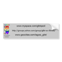 LAGOSI, grey bumper sticker bumper stickers
