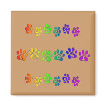LAGOSI-paw/bear  logo magnets