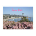 Laguna Beach flowers postcard