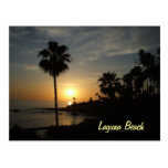 Laguna Beach sunset postcard