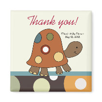 Laguna Turtle Baby Shower Favor Magnet