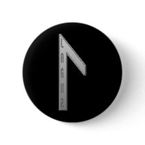 Laguz Rune grey Button