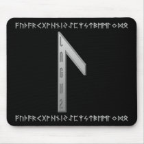 Laguz Rune grey Mousepad