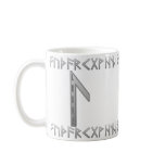 Laguz Rune grey Mugs