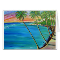 Lahaina view of baby beach cards by suzannedavy Lahaina view of baby beach cards