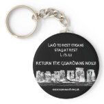 LAID TO REST MEANS STAY AT REST L/|\W KEYCHAINS