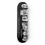 LAID TO REST MEANS STAY AT REST /|\ CUSTOM SKATEBOARD