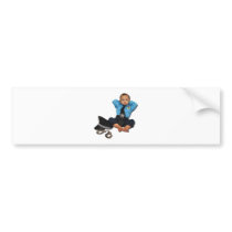 LaidBackPolice100111 Bumper Sticker