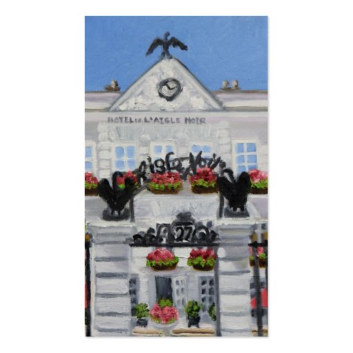 "L'Aigle Noir Hotel Business Card"