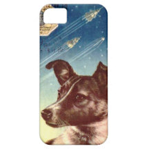 Laika The Russian Space Dog iphone 5 iPhone 5 Cover