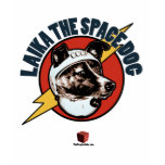 Laika The Space Dog: Ladies Top Tshirts