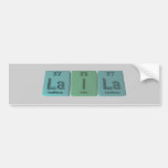 Laila  as Lanthanum Iodine Lanthanum Bumper Stickers