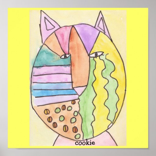 Laineys Cat-Cookie, cookie Posters