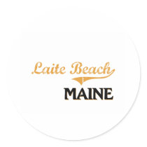 Laite Beach Maine Classic Stickers
