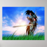 Laiyos in medieval armor posters