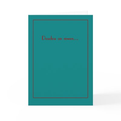 Lakay Greeting Card by Lakay_Graphics