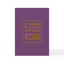 Lakay Greeting Card
