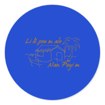 Lakay Round Stickers