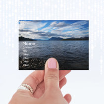 Lake Aleknagik Business Card business cards