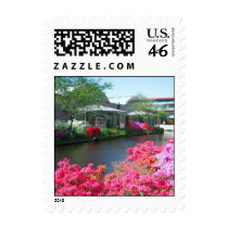 Lake and glass house postage by cycreation Lake and glass house postage