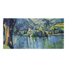 Lake Annecy By Paul Cézanne (Best Quality) Photo Card