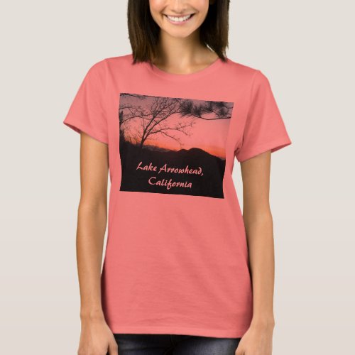 Lake Arrowhead, California T-Shirt Designed by Jul shirt
