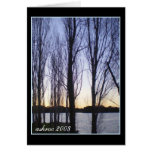 lake at dusk cards