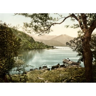 Lake at Innisfallen Killarney Kerry Ireland Poster print