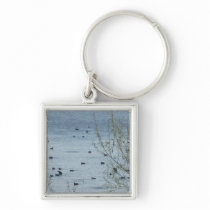 Lake Birds Keychain
