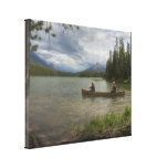 Lake Canoeing Gallery Wrapped Canvas