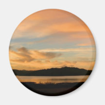 Lake Casitas Sunrise Refrigerator Magnet