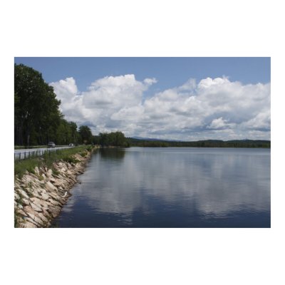 Lake Champlain, Milton, Vt. Print by VermontCardCompany