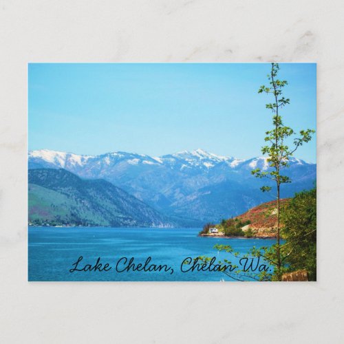 Lake Chelan postcard