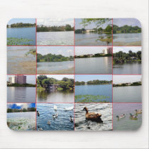 Lake Collage Mousepad by squirrel27 Lake Collage Mousepad