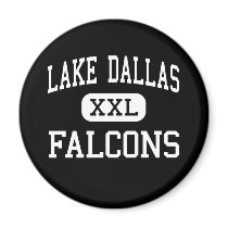 Lake Dallas - Falcons - High - Lake Dallas Texas magnets by customteamsportswear Lake Dallas - Falcons - High - Lake Dallas Texas magnets