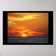 Lake Eire Sunset Poster
