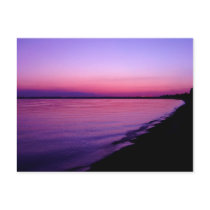 Lake Erie Magenta Postcard