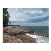 lake Erie Shore  Postcard