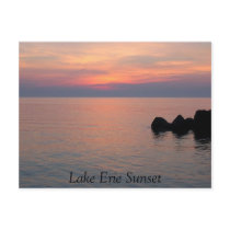 Lake Erie Sunset postcards