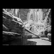 Lake Falls - Frozen Waterfall - Matthiessen SP posters