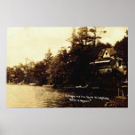 Lake Fenton, north of Bayport, Michigan posters