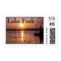 Lake Fork Postage Stamp by MartinsMap Lake Fork Postage Stamp